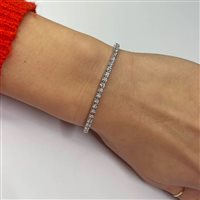 Bracelet Recarlo Woman Face Cube in Gold Diamante 1.60 Ct T82SE004/D-18 - T82SE004/D-18